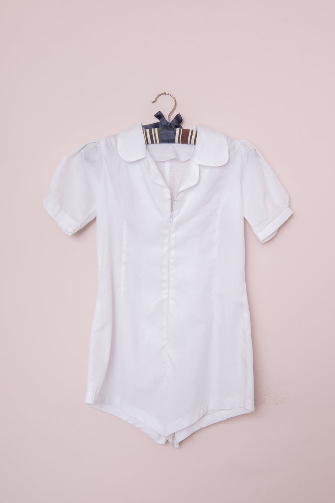 Petite Pearl Lowe white cotton bunny outfit