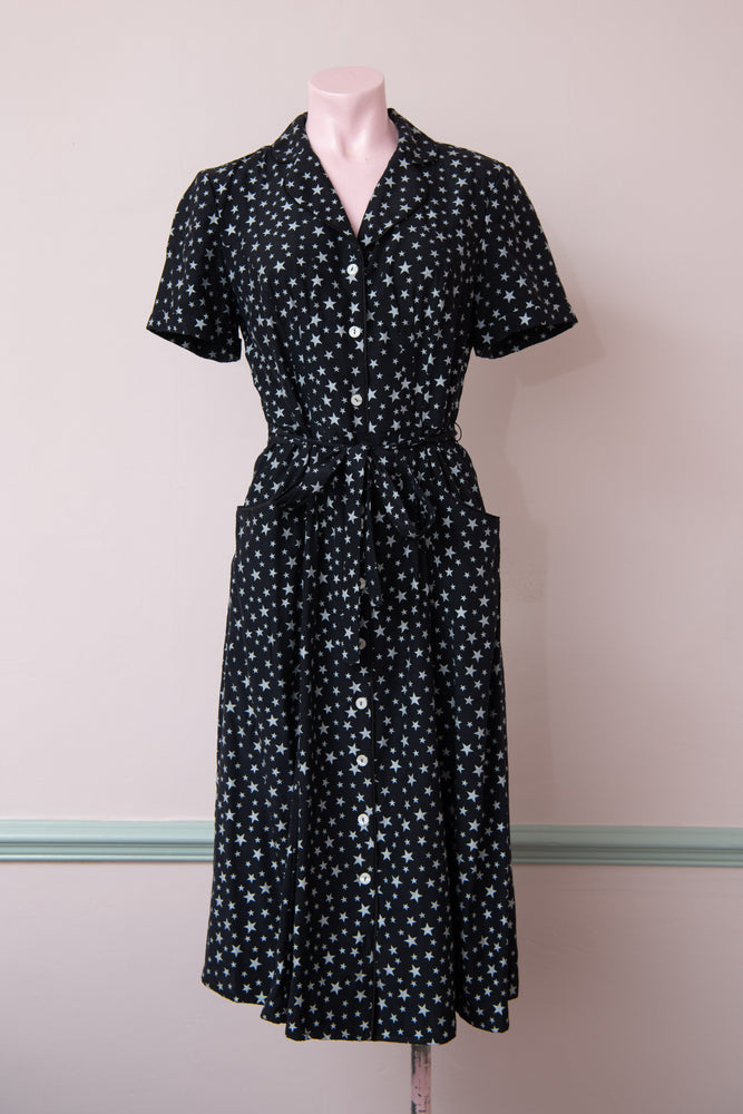 Hayley vera newton Star Silk Shirt Dress