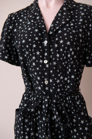 Hayley vera newton Star Silk Shirt Dress