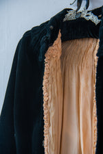 Antique 1920s velvet opera coat