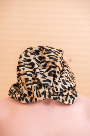 Leopard Swim Hat Sample