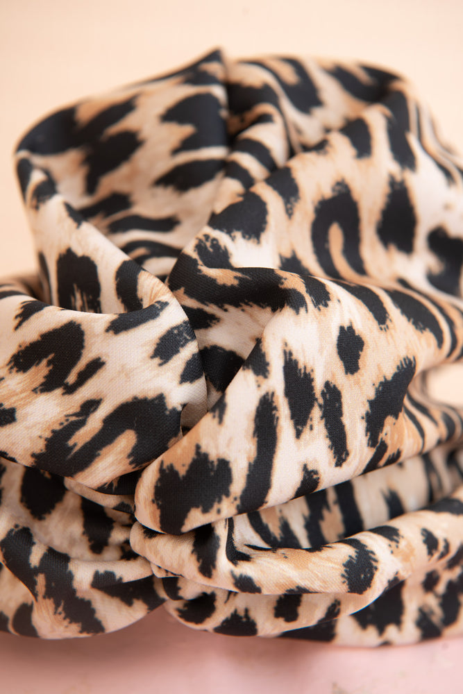 Leopard Swim Hat Sample
