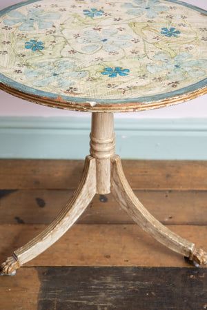 Antique floral table