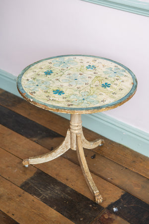 Antique floral table