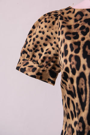 Peacocks leopard print dress discount