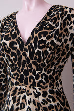 Vintage Miu Miu Leopard print mini dress