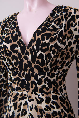 Vintage Miu Miu Leopard print mini dress