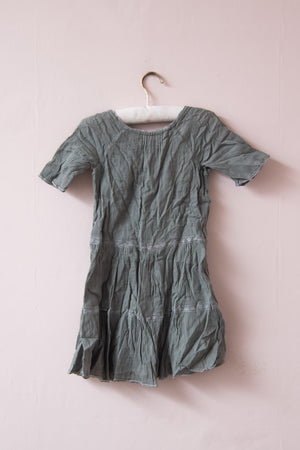 Bonpoint grey cheesecloth dress