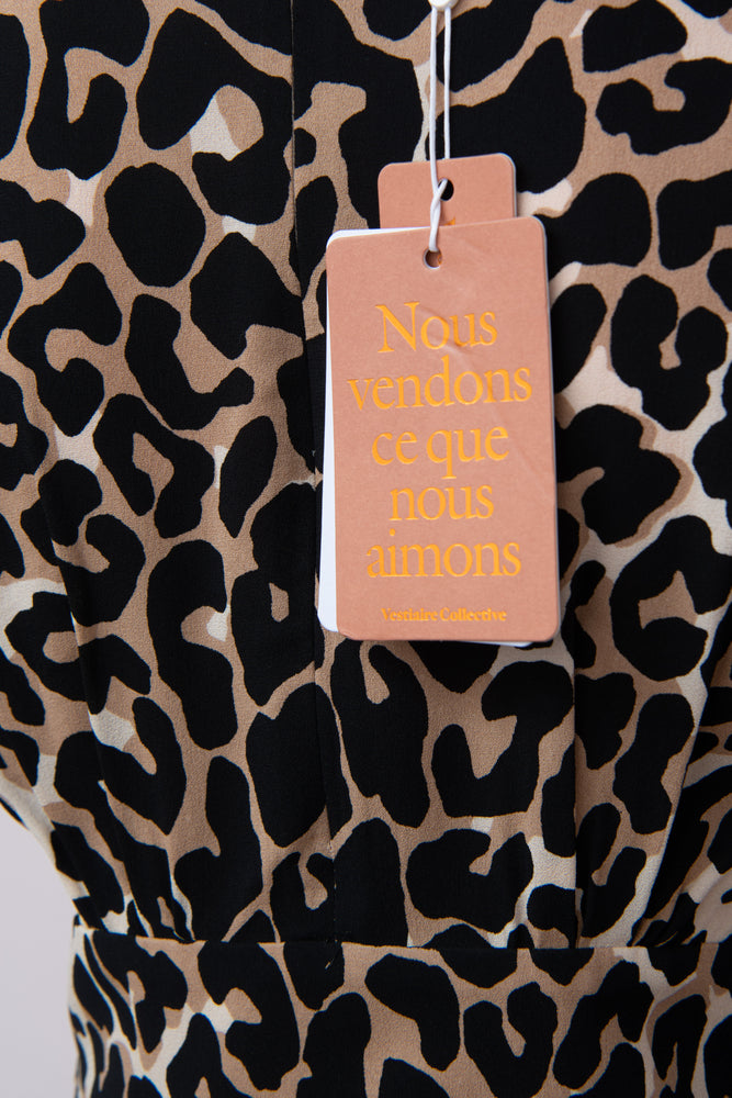 Vintage Miu Miu Leopard print mini dress