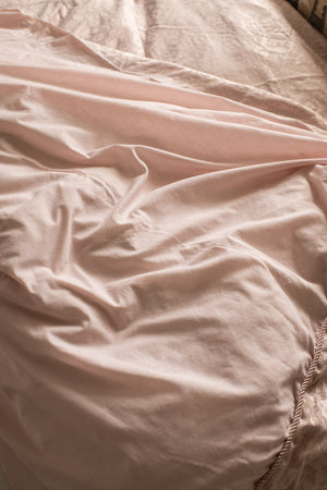 Antique pink duvet cover