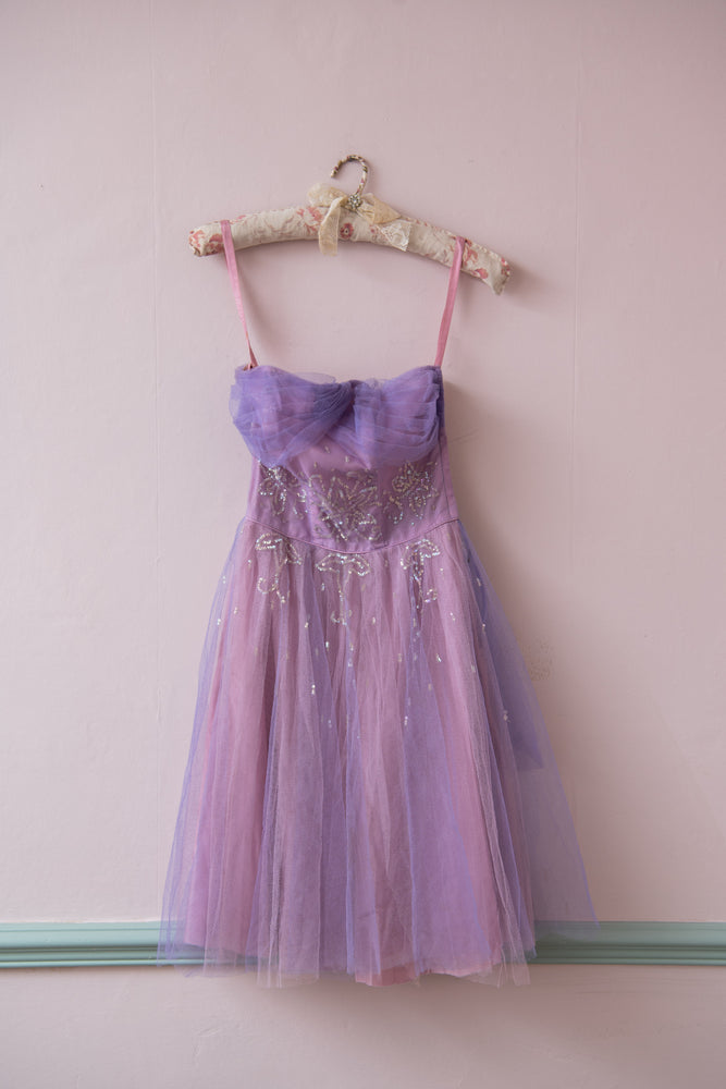 Purple hotsell 50s dress