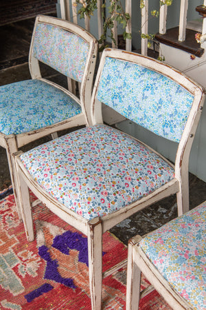 Vintage Liberty print chairs