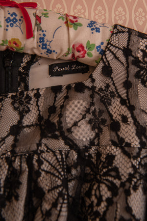 Black lace vivienne dress