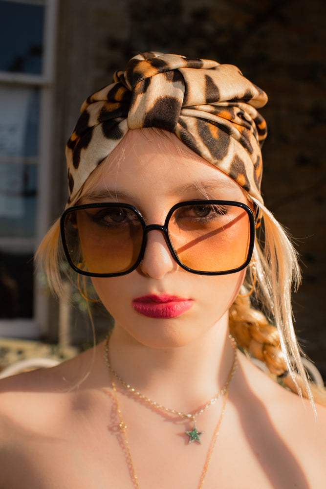 Lucy Leopard Swimming Hat